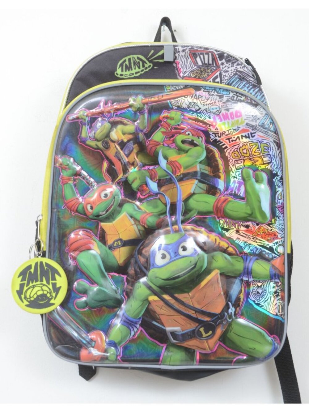 TMNT TEENAGE TURTLES Large 16" Laptop BACKPACK - 3D HARD SHELL Graphics